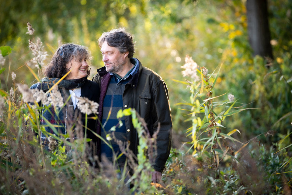 A couple in nature